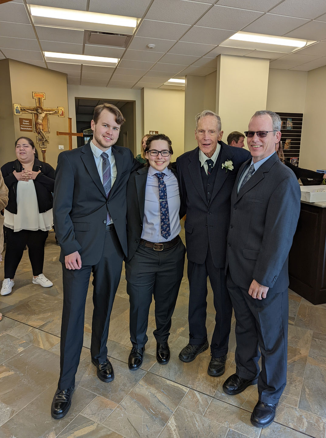 Ezra, Thea, Milton & Graham